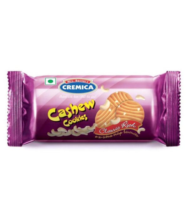 Cremica Cashew Cookies 41g (Pack of 10)
