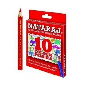 Nataraj 12 colour Pencil Half Size