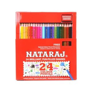Nataraj 10 Colour Pencil Halfsize