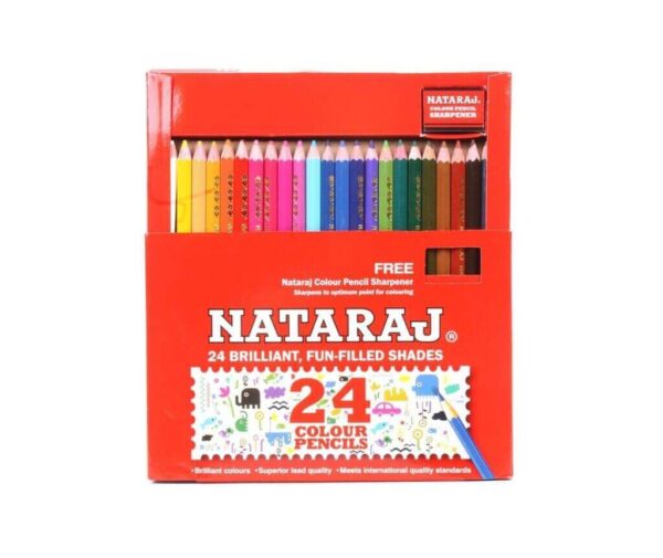 Nataraj 10 Colour Pencil Halfsize