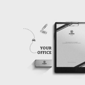 office stationery banner